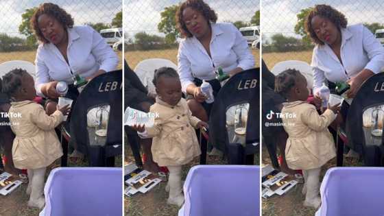 Toddler embarrasses her mom by demanding Jägermeister drink at event, video sparks debate