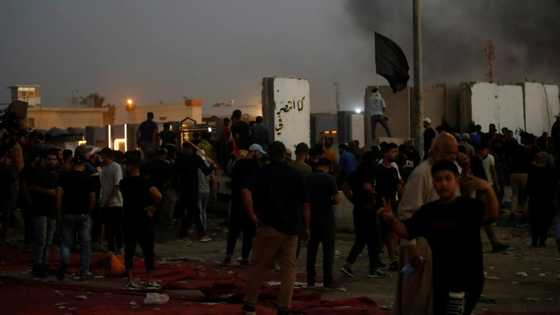 Shelling targets Baghdad's Green Zone amid deadly chaos after Sadr quits politics