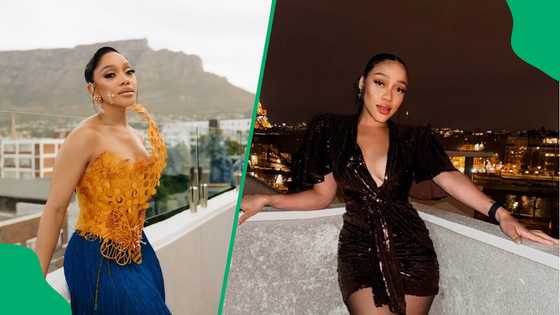Thando Thabethe flaunts new hairstyle, SA jokes: "Inspired by Robert Marawa"