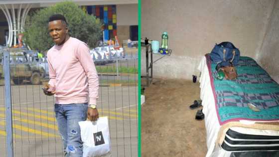 Proud man shares pictures of humble home: Mzansi defends after someone labels it "jail cell"
