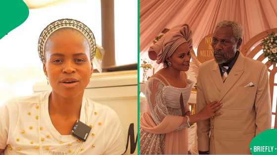 "As long as you're happy": Woman shares reasons for marrying an older man, SA reacts