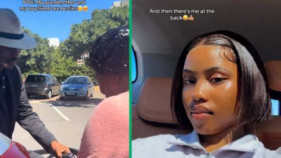 Woman's boyfriend and her grandmother behave like besties, Mzansi gushes: "This is cute though."