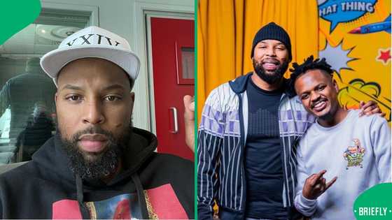Sizwe Dhlomo defends MacG, fans worry he said too much: "Not you exposing him to SARS"
