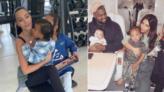 Kim Kardashian and kids show Kanye West support again, fans question motives