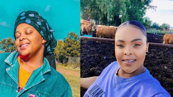 Female farmer explains how she got into the business, gives advice to young girls