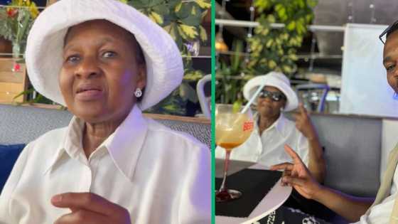 Gin and giggles: Young man's date with mom melts Mzansi's hearts on social media