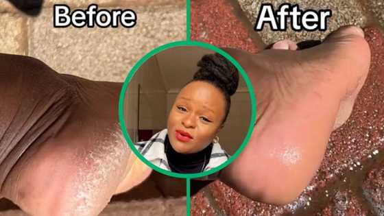 SA woman uses brick to soften cracked heels and decides to sell bricks in funny TikTok video