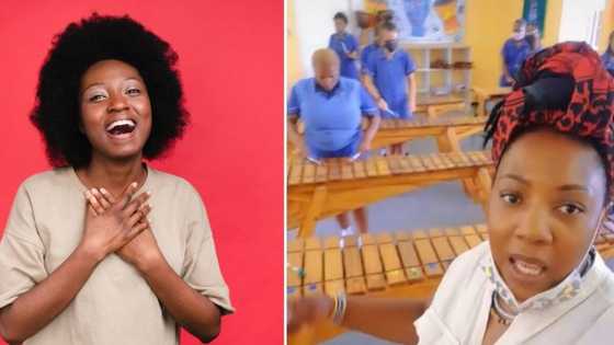 Mzansi wowed as music teacher shows off students’ moving xylophone performance