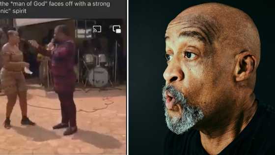 "Demon lase groove": Woman provocatively bumping against pastor leaves Mzansi peeps stunned