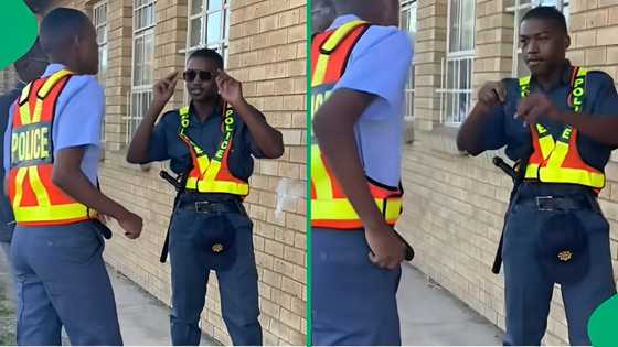 South African schoolboys dressed as cops for career day amuse Mzansi