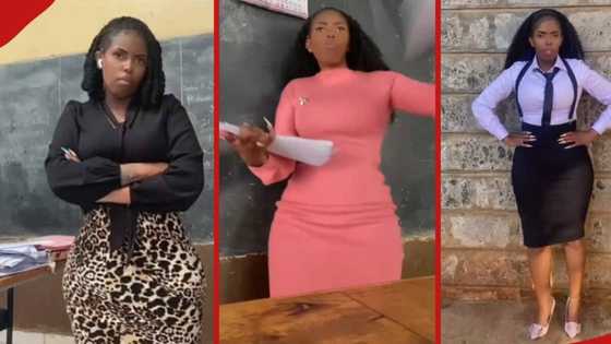 Lovely high school teacher with chic fashion says she enjoys making videos with students