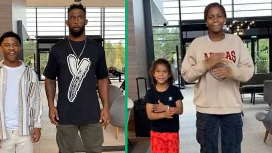 Siya Kolisi, siblings and Keziah dance in TikTok video, SA rates Springboks captain's moves