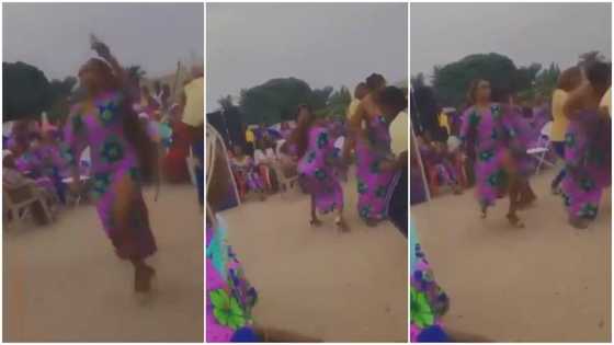 "Dancing like a hoodrat": Video of lady's high heels skills fascinating the web