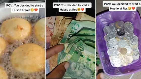 Varsity student starts magwinya and Go-Slo hustle at res, shows earnings in viral video