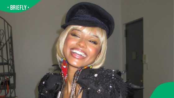 Tyla wears Chanel in a Toyota Quantum taxi in downtown Johannesburg