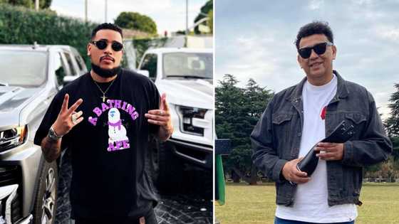 AKA: Father of slain 'Fela in Versace' rapper spotted in the club, Mzansi notes the strong resemblance