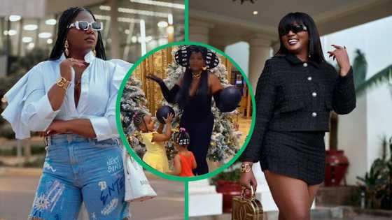 Shauwn Mkhize and her 3 granddaughters decorate her luxury mansion with Christmas decor