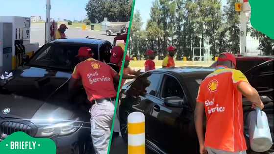 “The country’s most adored”: Mzansi moved as petrol attendants shower “KwaMfana” with love