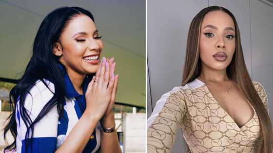 Thuli Phongolo hilariously rubbishes pregnancy rumours: "I think my edges are making me look pregnant"