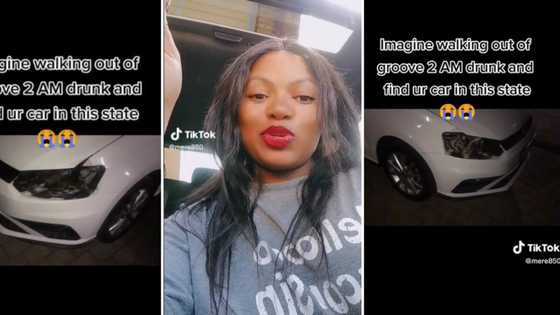 Woman shares clip of VW that was vandalised with owner was in the groove getting lit: SA shares feels