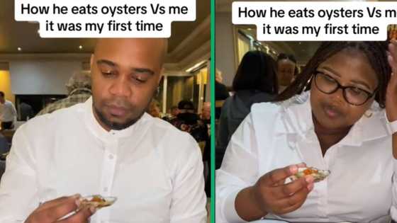 Woman stressed as she attempts to eat oysters for the 1st time in hilarious TikTok video, SA netizens amused