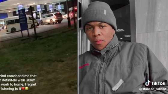 Pretoria man bravely walks a long 30km home from work at night and instantly regrets it: "You're brave yoh"