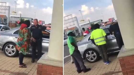 Angry Standard Bank customer drives car into Boksburg branch, demands money in viral video