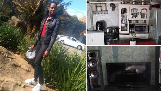 South African woman shows off fully furnished place in viral post, inspired peeps can't believe it's a shack
