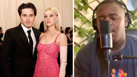 Former Idols SA contestant Lloyiso performs at Brooklyn Beckham & Nicola Peltz's wedding