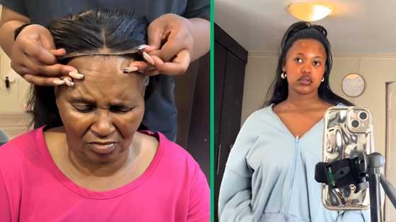 Woman installs frontal wig on 66-year-old grandma, Viral TikTok video wows Netizens