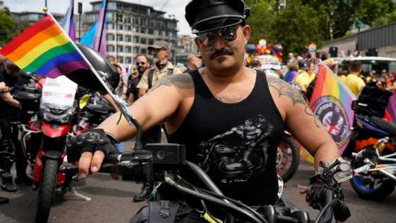 London on Saturday celebrated the 50th anniversary of its first Pride parade, marking half a century of progress in the fight for equality and tolerance but with warnings for more to be done.