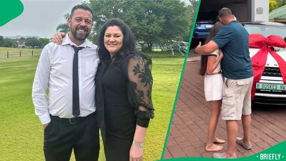 "She's so grateful": Dad surprises his princess with a Range Rover valued over R1M, SA moved