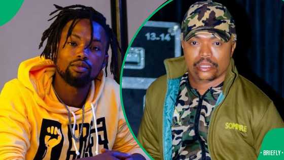 Phila Madlingozi accuses Somizi Mhlongo of taking all the opportunities from local talent