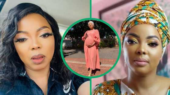 'Real Housewives of Durban': Mbali Ngidi confuses netizens after posting 2 pregnancy pictures