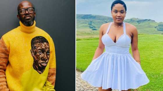 Black Coffee says he's a big fan of Simmy in video, stars' 1st meeting goes viral: "Greatness in one room"