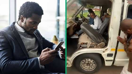 Humble taxi driver's personality shines while dealing with impatient passengers