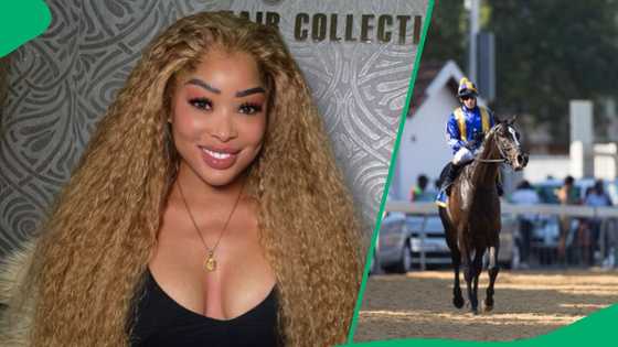Khanyi Mbau's 1st time at Durban July in 15 years in video draws attention to empty venue