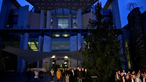 Germany's Scholz dims lights on Christmas tree amid energy squeeze