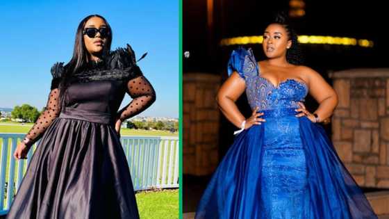Gogo Skhotheni serves her fans with stunning picture of her in a jean dungaree: "I want that outfit"