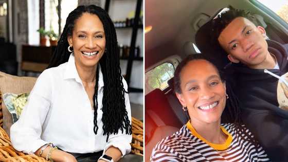 Mel Bala welcomes son from initiation school, SA lauds Xhosa attire: "She looks like a queen"
