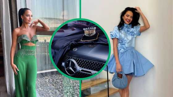 Miss SA Natasha Joubert flaunts new R1.5 million Mercedes Benz GLC after being crowned winner