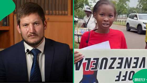 "SA is going down the drain": Protesters think Maduro is held at the Pretoria US embassy, SA stunned