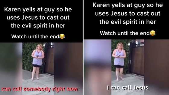 American man calls on Jesus during confrontation with a Karen in viral TikTok