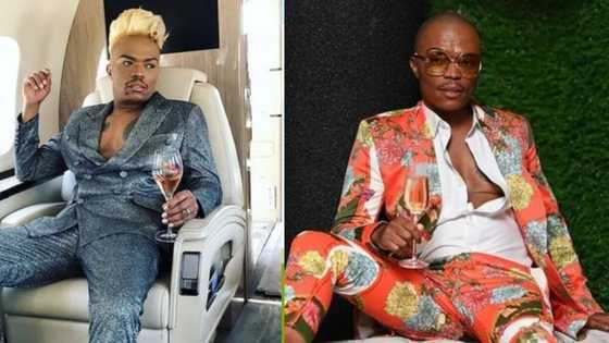 Somizi Mhlongo gushes over mystery guy who blessed him with booze worth R100k at groove, SA shares mixed views