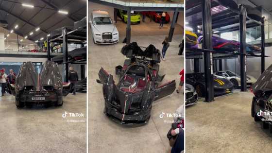 Video of Cape Town warehouse housing a Pagani Huayra and other supercars wows South Africa: "Serious money"