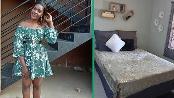 Creative lady moves into new flat and shows off stunning home's interior decor