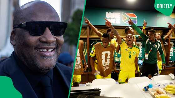 Gayton McKenzie dances in the stands in Mexico as Bafana Bafana make FIFA World Cup history