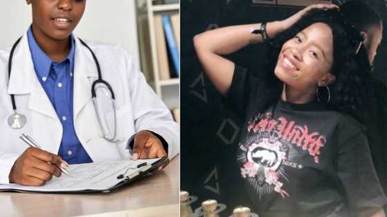 Woman, 25, shares her dreams of becoming a doctor, Mzansi showers her with support