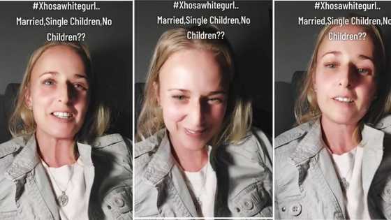 Fluent Xhosa-speaking white lady says husband doesn't understand her in funny video, South Africans impressed