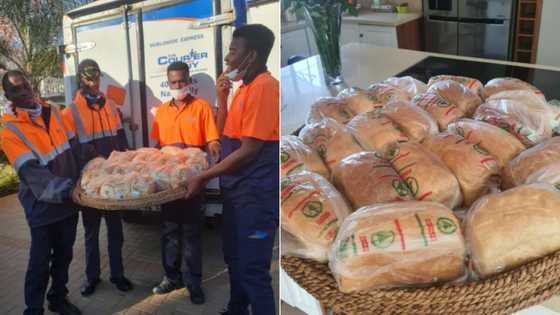 Soup Day: Kind men unexpectedly donate bread to community soup kitchen